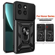 Casing For Honor X7d 2025 honor X7D X7d X7c X7b Phone Case Armor Car Magnetic With Ring Stand Bracke