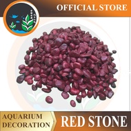 AQUARIUM DECORATION RED STONE