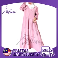 LALEESA DRESS ULYA LD221172 Jubah Muslimah Jubah Abaya Dress Muslimah Plus Size Baju Raya 2024