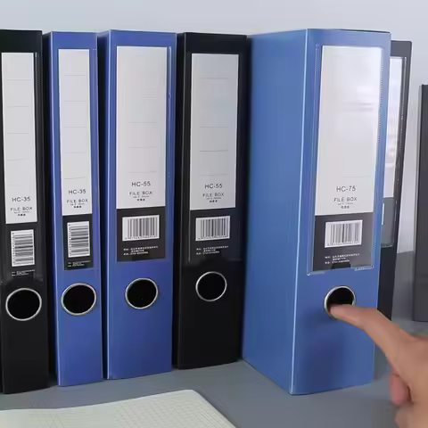 Thickened File Bag File Box Student Information Test Paper Storage A4 Extraction File Box