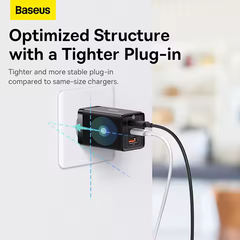 Baseus GaN 65W USB C Charger Quick Charge 4.0 3.0 QC4.0 QC PD3.0 PD USB-C Type C Fast USB Charger Fo