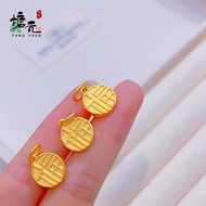 AA5 916 gold Fu Character Pendant/emas loket 916 Fu Brand