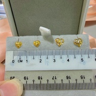 EMAS 375 SUBANG 375 GOLD EARRINGS LOVE DESIGN S100S