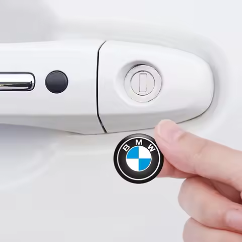 For BMW M Power Performance F10 F31 E36 E39 E87 E90 X3 X5 E46 E87 Car Emblem Lock Keyhole Decoration