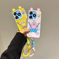 Case Tecno Spark 10 4G Case Tecno Spark 10C Case Cute ears Silver-plated Case Cartoon Hard Phone Cas