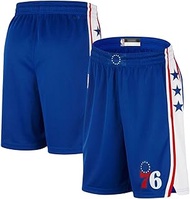 Philadelphia 76ers NBA Kids Youth 8-20 Icon Edition Blue On-Court Swingman Performance Shorts