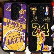 Black Casing for OPPO Reno 2Z A39 A37 A83 F11 2F A9 A5 2020 Pro H97 Los Angeles Lakers