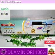 NIKITA STAR PUMP FULLSET TOP FILTER 3 IN 1 AQUARIUM NS 333 NS333