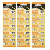 [SG] [30 Pieces] SUNCOM AG4 SR626SW LR626 377 Alkaline Button Battery