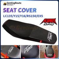 LC135 V2 V3 V4 V5 V6 V7 V8 Y15 RS150 EX5 Y16 King Drag Seat Cover Cushion Carbon Seat Cover 3D (Teba