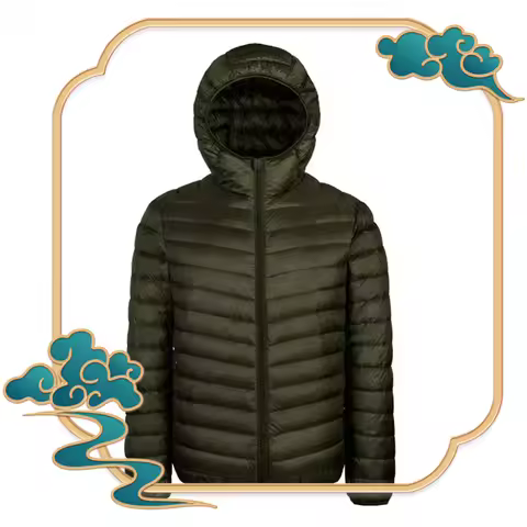 Down Jacket Men's 2025 New 90% White Duck Down Super Light Down Jacket Men's Lightweight Thermal Coa