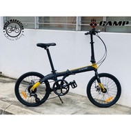 CAMP F5 20" ( 1x8 Speed) SHIMANO ALTUS 406 folding bike bicycle basikal lipat