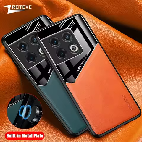 For Oneplus10 Pro Case Zroteve PU Leather Car Magnetic Hard PC Cover For Oneplus 10 Pro One plus 10T