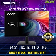Acer Monitor EK251Q GBMIX 24.5" Inch FHD IPS 120HZ
