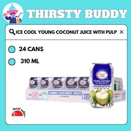 Ice Cool Young Coconut Juice With Pulp - 24 x 310ml
