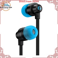 Logitech G Gaming Earphones G333 Wired Earphones Black Inline Microphone 3.5mm USB-C Volume Control 