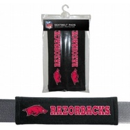 Fremont Die Arkansas Razorbacks Velour Seat Belt Pads