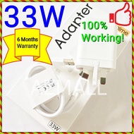 (33W SuperVOOC) NEW 11V/3A Charger Adapter Type C Cable Set for Realme 9 9i 10 Pro 8 7 5G C51 C53 C5