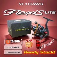 SEAHAWK Flexis Lite Ultralight Reel 800 1000 mesin pancing UL spining fishing reel mcm Shimano daiwa