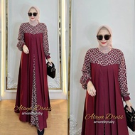 gamis modern alaya dress amore by ruby