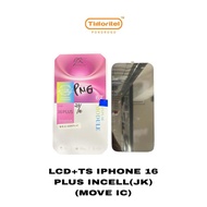 LCD+TS USED FOR iphone 16 PLUS BLACK INCELL (JK) (MOVE IC)