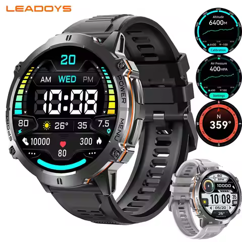 Leadoys X3 1.73' AMOLED Large Screen Smart Watch, 100 Days Ultra Long Standby, AI Watch Face, 100+ S