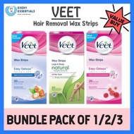 (Expired-11/2023) VEET WAX STRIP 20S