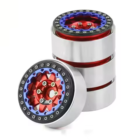 1/10 RC Crawler Car Spare Part 1.9 Inch Metal Beadlock Wheel Hub Rim TRX4 Axial SCX10 AXI03006 Gladi