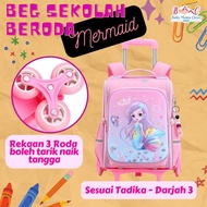 beg sekolah roda bag school bag  beg sekolah perempuan school bag trolley kids bag beg sekolah tarik  bag sekolah roda kids trolley bag beg sekolah trolley beg sekolah troli school bag kids trolley bag sekolah roda perempuan mermaid bag mermaid school bag