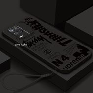 Axgo Street Wear English Realme 8 9 Pro 8I 9 Pro Plus 9I 5G Silicone Shock-resistant Female