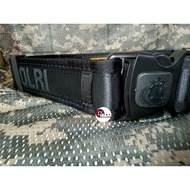 Army coupling belt/tactical belt/tactical buckle/PDL COUPLE POLRI RATION MODEL BLACK