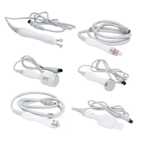 H2O2 Hydro Machine Accessories Ultrasonic Skin Scrubber Pore Cleaner Lifting Facial Probe Small Bubb