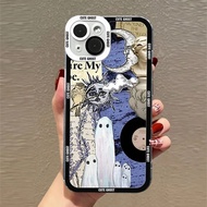 For Samsung Galaxy A05 A05S A50 A50S A30S A20 A30 A03 A04 A02S A03S A04E A12/M12 A11/M11 A10 Phone Case Cute Little Ghost Casing Lens Protection Soft TPU Shockproof Phone Cover