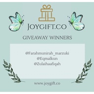 joygift contest winner