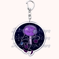 Game BFDI BFB Characters Keychain for Accessories Bag Firey Ruby Teardrop Flower Pin Coiny Price Tag