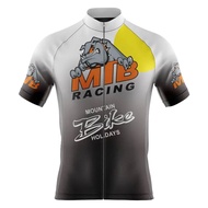 เสื้อผ้าการขี่จักรยาน MTB จักรยานเสื้อเจอร์ซีย์นักปั่นการ์ตูนแขนสั้นสำหรับผู้ชายและผู้หญิงเสื้อปั่นจ