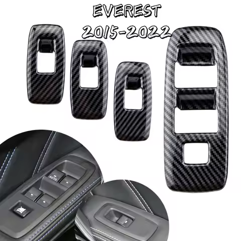 For Ford Ranger Everest Endeavor 2015-2022 Car Door Window Lift Switch Panel Cover Trim Frame Decora