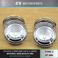READY STOCK Toyota 57MM 62MM Rim Cap Vios Avanza Innova Camry Alphard Sport Rim Centre Cap