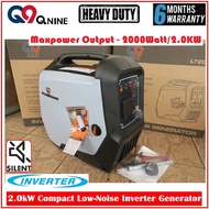 QNine 230V 2.0kW Compact Silent Inverter Generator LT2000i - Original Product - 6 Months local Warra