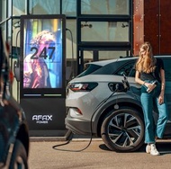 44KW, EVSE AFAX POWER 立柜式電動車55英寸廣告屏交流充電器充電站 Type 2 EV Charger / Wallbox / Tesla / BMW / Benz / BYD /