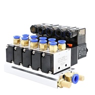 two-position Solenoid five-way 4v210-08 cylinder 24v coil 220v pneumatic electromagnetic control val