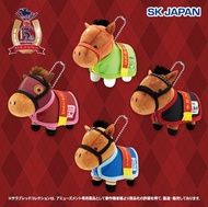 預訂 ✈️  飛機貨 9月 日版 SK Japan 10 x 12cm 毛公仔 馬服 可脱 球鏈 匙扣 Keychain 純種馬 日本 賽馬 賽馬娘 Plush Doll Horse Thorough