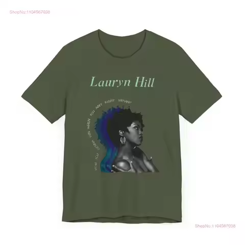 Lauryn Hill Doo Wop T Shirt Hip Hop 90s Fan Bella Canvas 3001 Comfy long or short sleeves
