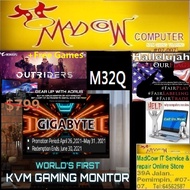 Gigabyte M32Q Gaming Monitor 32" IPS 2560 x 1440 (QHD) 1ms 170HZ M32Q-EK (3Y),