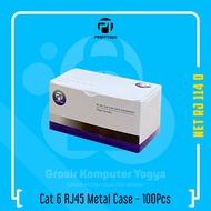 ProffTech Cat6 Cat 6 Metal Case RJ45 Connector LAN Connector - 1Pcs