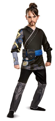 Overwatch Hanzo Costume, Deluxe Video Game Inspired Character Outfit for Kids