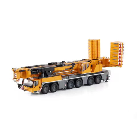 WSI Diecast 1:87 Scale Liebherr LTM1400 Crane Alloy Engineering Vehicle Model 74-1001 Collection Dec