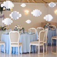 Kaleidoscope 16Pcs 3D Cloud Decorations White Hanging Clouds For Ceiling Cloud Party Decorations Clo