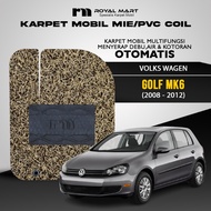 ROYAL MART Premium Noodle Car Mat VW Golf MK6 Full Set Without Luggage