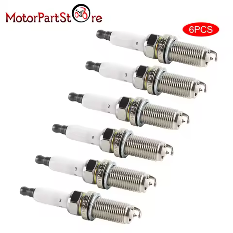 6pcs Platinum Spark Plug FR7NPP332 12122158253 for BMW 128i 325i 528xi Z4 X3 X5 E30 E60 E70 E83 E85 